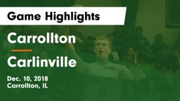 Carrollton  vs Carlinville  Game Highlights - Dec. 10, 2018