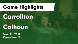 Carrollton  vs Calhoun Game Highlights - Jan. 21, 2019