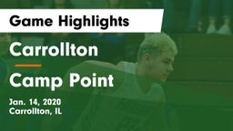 Carrollton  vs Camp Point Game Highlights - Jan. 14, 2020