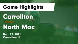 Carrollton  vs North Mac  Game Highlights - Dec. 29, 2021