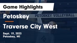 Petoskey  vs Traverse City West  Game Highlights - Sept. 19, 2023