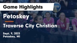 Petoskey  vs Traverse City Christian  Game Highlights - Sept. 9, 2023