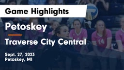 Petoskey  vs Traverse City Central  Game Highlights - Sept. 27, 2023