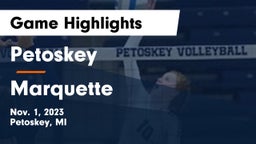 Petoskey  vs Marquette  Game Highlights - Nov. 1, 2023