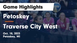Petoskey  vs Traverse City West  Game Highlights - Oct. 18, 2023
