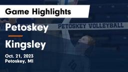 Petoskey  vs Kingsley  Game Highlights - Oct. 21, 2023