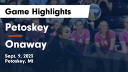 Petoskey  vs Onaway  Game Highlights - Sept. 9, 2023