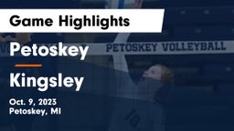 Petoskey  vs Kingsley  Game Highlights - Oct. 9, 2023