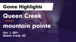 Queen Creek  vs mountain pointe Game Highlights - Oct. 1, 2021