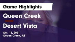 Queen Creek  vs Desert Vista Game Highlights - Oct. 13, 2021