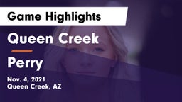 Queen Creek  vs Perry Game Highlights - Nov. 4, 2021