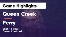 Queen Creek  vs Perry Game Highlights - Sept. 14, 2022