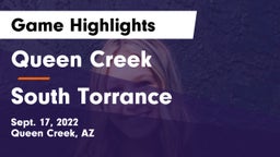 Queen Creek  vs South Torrance  Game Highlights - Sept. 17, 2022