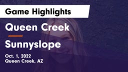 Queen Creek  vs Sunnyslope  Game Highlights - Oct. 1, 2022