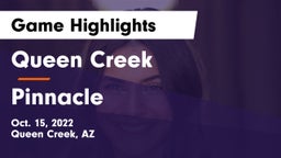 Queen Creek  vs Pinnacle  Game Highlights - Oct. 15, 2022