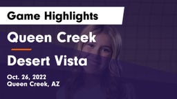 Queen Creek  vs Desert Vista  Game Highlights - Oct. 26, 2022