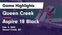 Queen Creek  vs Aspire 18 Black Game Highlights - Feb. 5, 2023