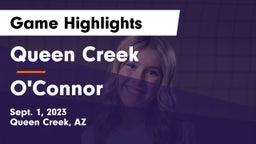 Queen Creek  vs O'Connor  Game Highlights - Sept. 1, 2023
