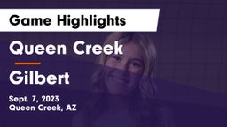 Queen Creek  vs Gilbert  Game Highlights - Sept. 7, 2023