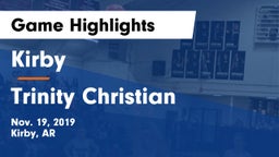 Kirby  vs Trinity Christian Game Highlights - Nov. 19, 2019