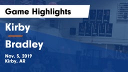 Kirby  vs Bradley Game Highlights - Nov. 5, 2019