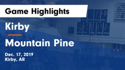 Kirby  vs Mountain Pine  Game Highlights - Dec. 17, 2019