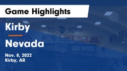 Kirby  vs Nevada Game Highlights - Nov. 8, 2022