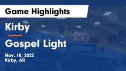 Kirby  vs Gospel Light Game Highlights - Nov. 10, 2022