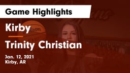 Kirby  vs Trinity Christian Game Highlights - Jan. 12, 2021