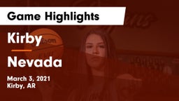 Kirby  vs Nevada Game Highlights - March 3, 2021