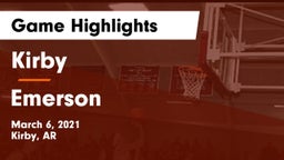 Kirby  vs Emerson  Game Highlights - March 6, 2021