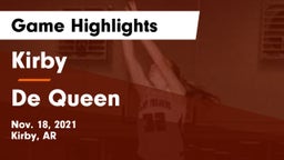 Kirby  vs De Queen  Game Highlights - Nov. 18, 2021