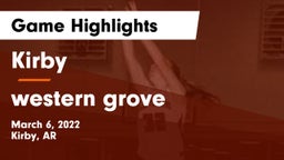 Kirby  vs western grove  Game Highlights - March 6, 2022