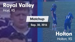 Matchup: Royal Valley High vs. Holton  2016
