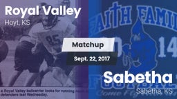 Matchup: Royal Valley High vs. Sabetha  2017