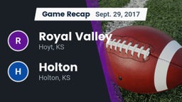 Recap: Royal Valley  vs. Holton  2017