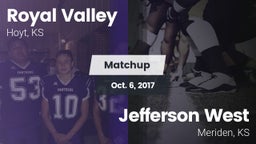 Matchup: Royal Valley High vs. Jefferson West  2017