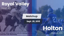 Matchup: Royal Valley High vs. Holton  2018