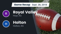 Recap: Royal Valley  vs. Holton  2018