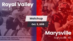Matchup: Royal Valley High vs. Marysville  2018