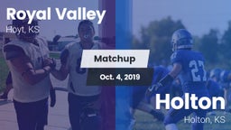 Matchup: Royal Valley High vs. Holton  2019