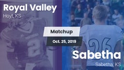 Matchup: Royal Valley High vs. Sabetha  2019