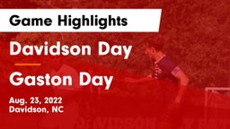 Davidson Day  vs Gaston Day Game Highlights - Aug. 23, 2022