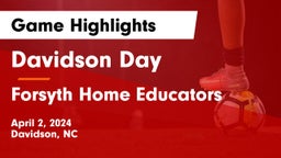 Davidson Day  vs Forsyth Home Educators Game Highlights - April 2, 2024