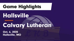 Hallsville  vs Calvary Lutheran Game Highlights - Oct. 6, 2020