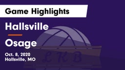 Hallsville  vs Osage  Game Highlights - Oct. 8, 2020