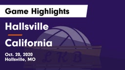 Hallsville  vs California  Game Highlights - Oct. 20, 2020