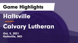 Hallsville  vs Calvary Lutheran Game Highlights - Oct. 5, 2021