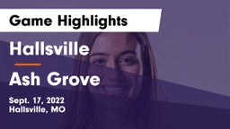 Hallsville  vs Ash Grove Game Highlights - Sept. 17, 2022