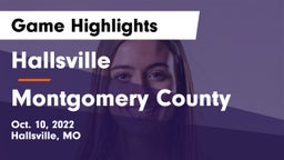 Hallsville  vs Montgomery County  Game Highlights - Oct. 10, 2022